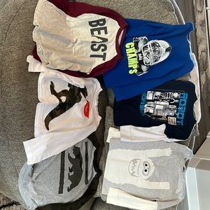 Lot of Boys size 5-5T long sleeve T-shirts